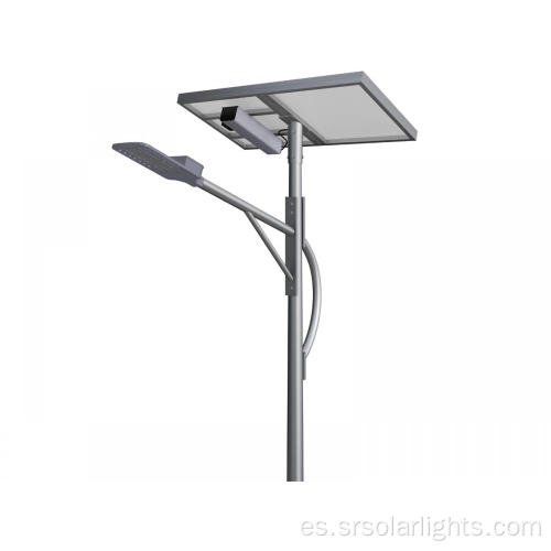 Luz de la calle LED solar con poste